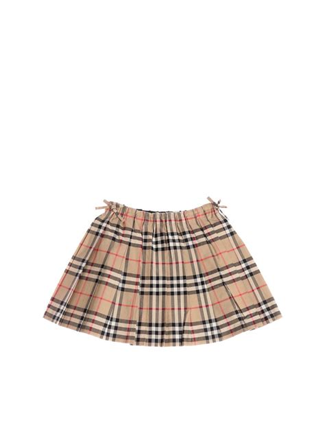 burberry skirt tight|Burberry check pleated skirt.